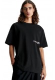 CALVIN KLEIN JEANS CK SPRAY TEE T-SHIRT ΑΝΔΡΙΚΟ BLACK