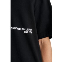 CALVIN KLEIN JEANS CK SPRAY TEE T-SHIRT ΑΝΔΡΙΚΟ BLACK