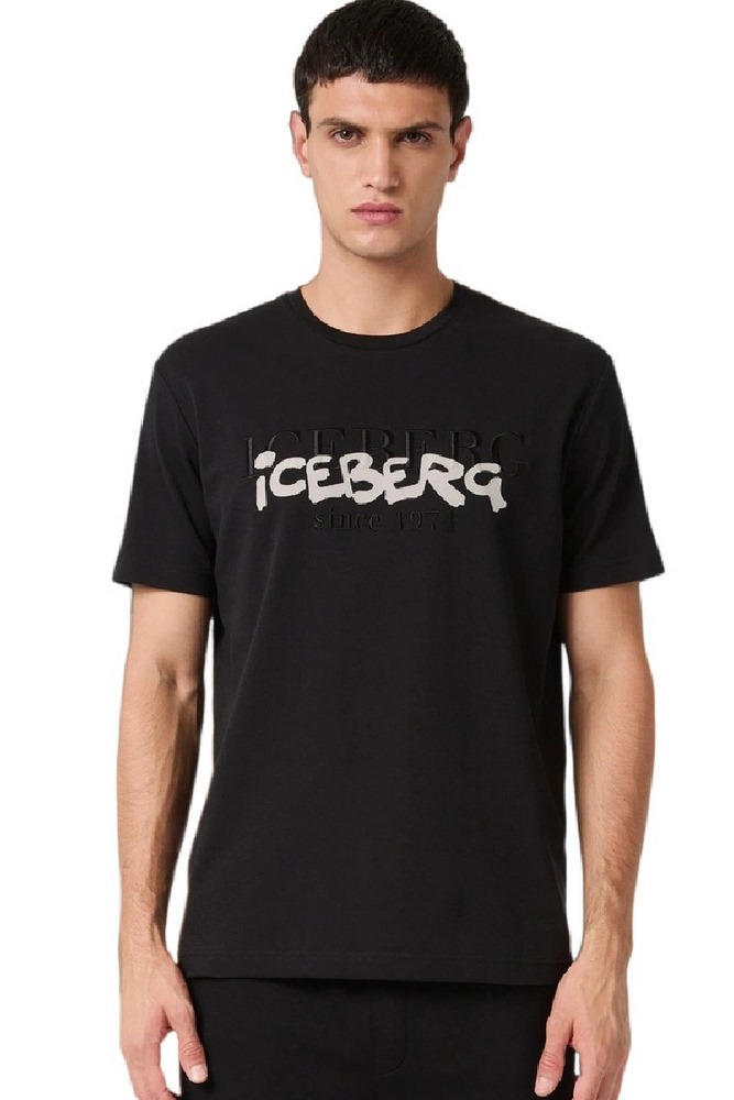 ICEBERG JERSEY T-SHIRT ΑΝΔΡΙΚΟ BLACK