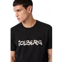 ICEBERG JERSEY T-SHIRT ΑΝΔΡΙΚΟ BLACK