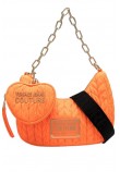 VERSACE JEANS COUTURE RANGE O - CRUNCHY BAGS QUILTED ΤΣΑΝΤΑ ΓΥΝΑΙΚΕΙΑ ORANGE