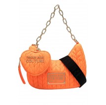 VERSACE JEANS COUTURE RANGE O - CRUNCHY BAGS QUILTED ΤΣΑΝΤΑ ΓΥΝΑΙΚΕΙΑ ORANGE
