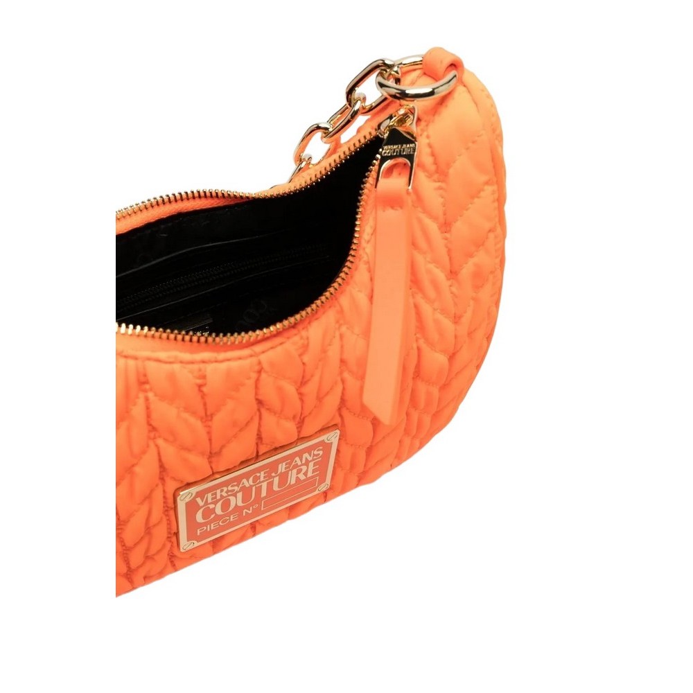VERSACE JEANS COUTURE RANGE O - CRUNCHY BAGS QUILTED ΤΣΑΝΤΑ ΓΥΝΑΙΚΕΙΑ ORANGE