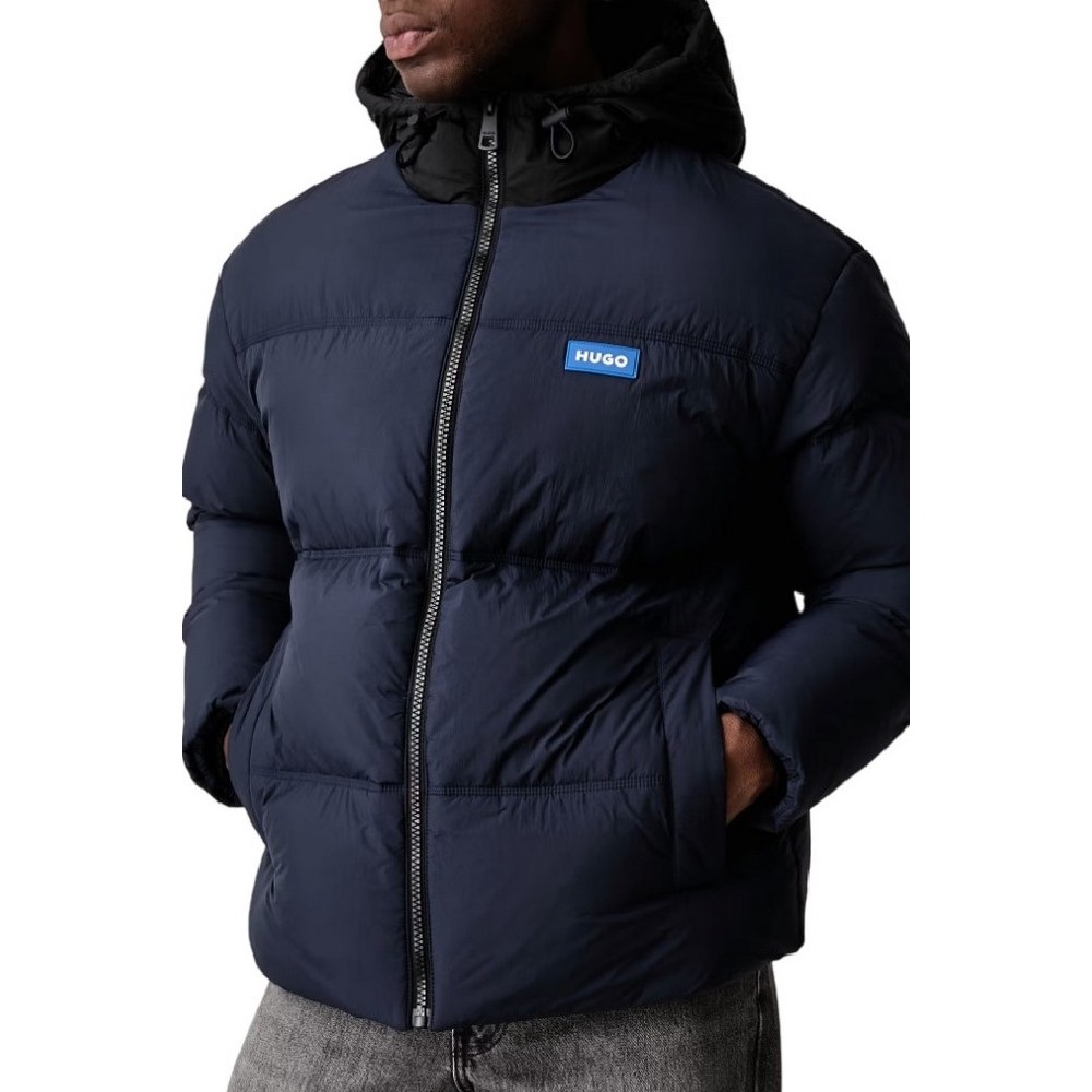 HUGO BOSS BODO CASUAL JACKET ΜΠΟΥΦΑΝ ΑΝΔΡΙΚΟ NAVY