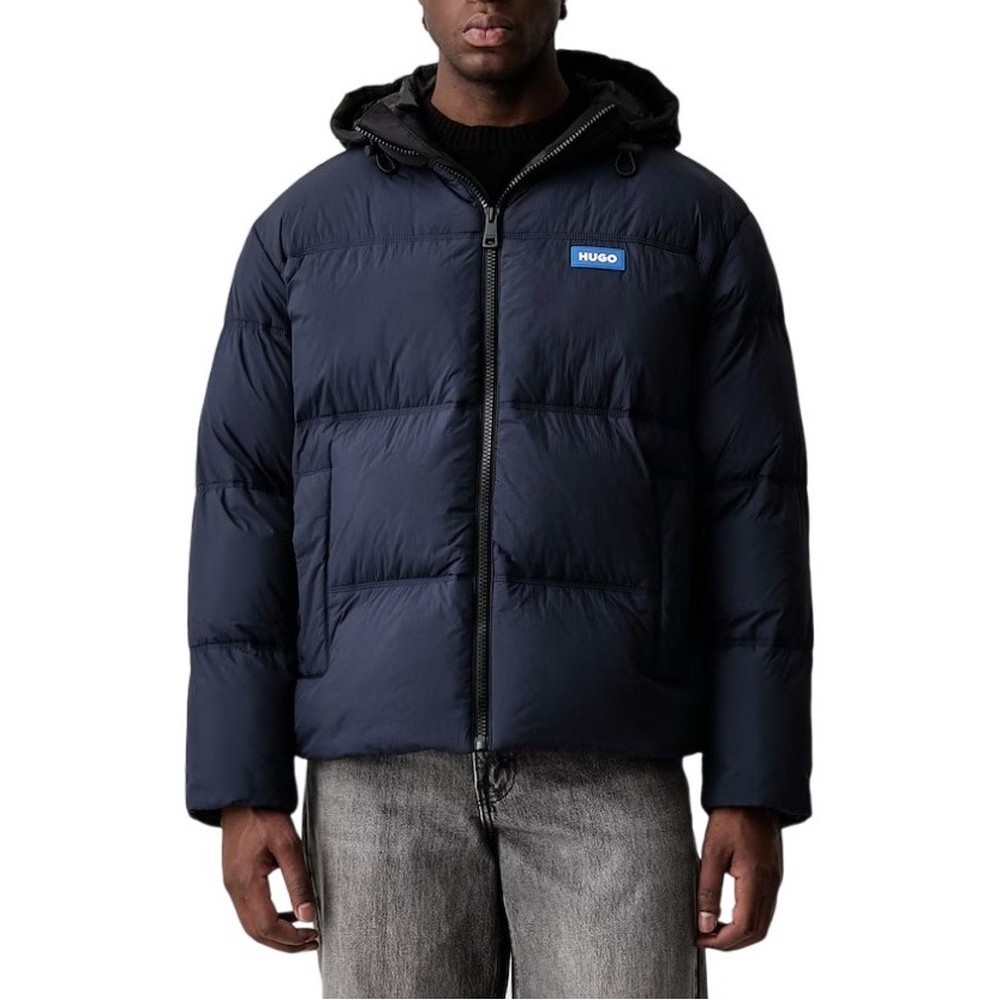 HUGO BOSS BODO CASUAL JACKET ΜΠΟΥΦΑΝ ΑΝΔΡΙΚΟ NAVY