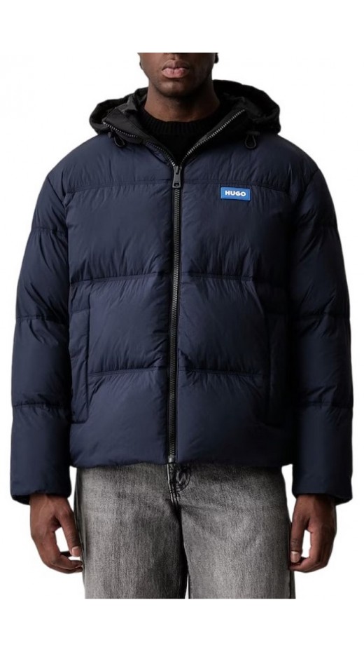 HUGO BOSS BODO CASUAL JACKET ΜΠΟΥΦΑΝ ΑΝΔΡΙΚΟ NAVY