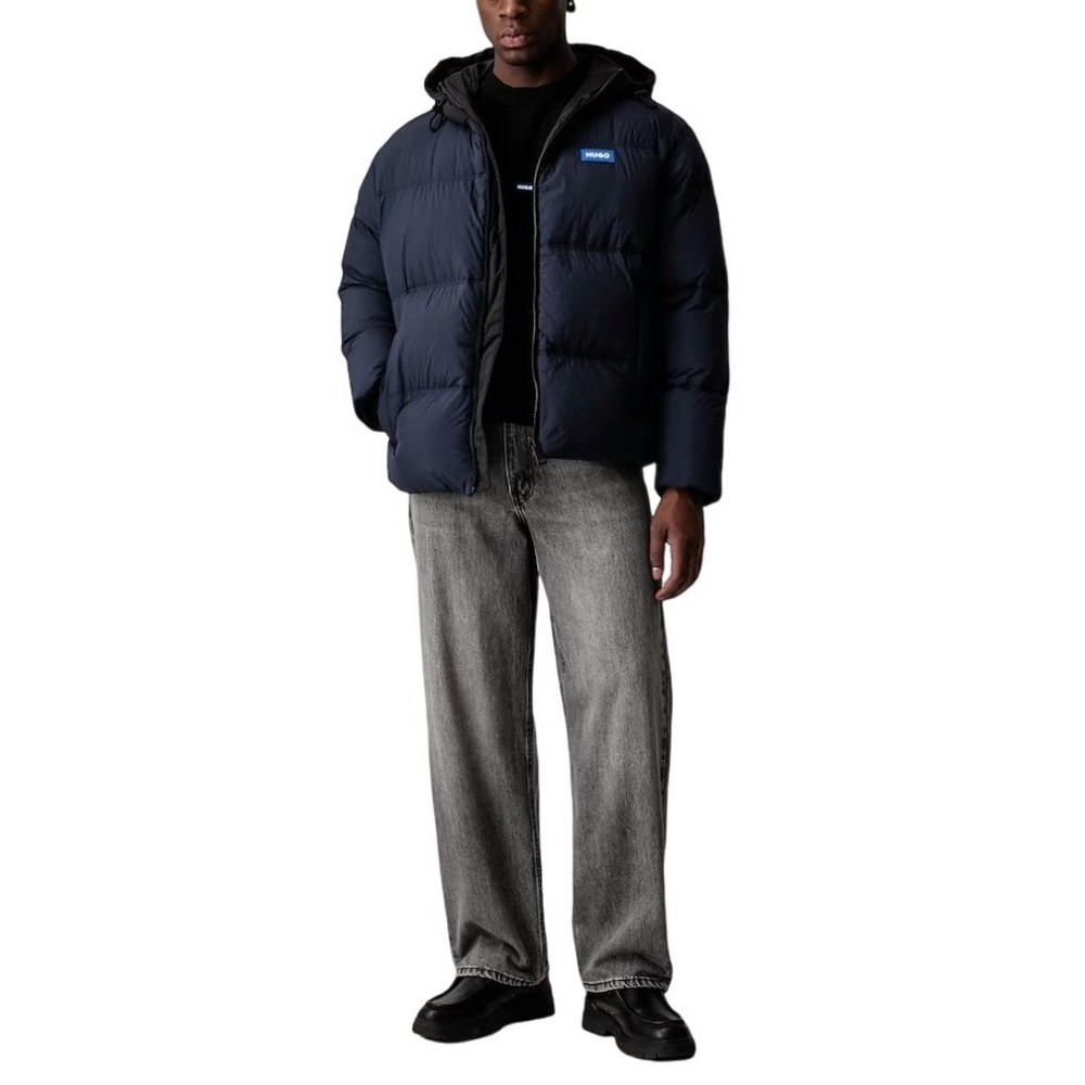 HUGO BOSS BODO CASUAL JACKET ΜΠΟΥΦΑΝ ΑΝΔΡΙΚΟ NAVY
