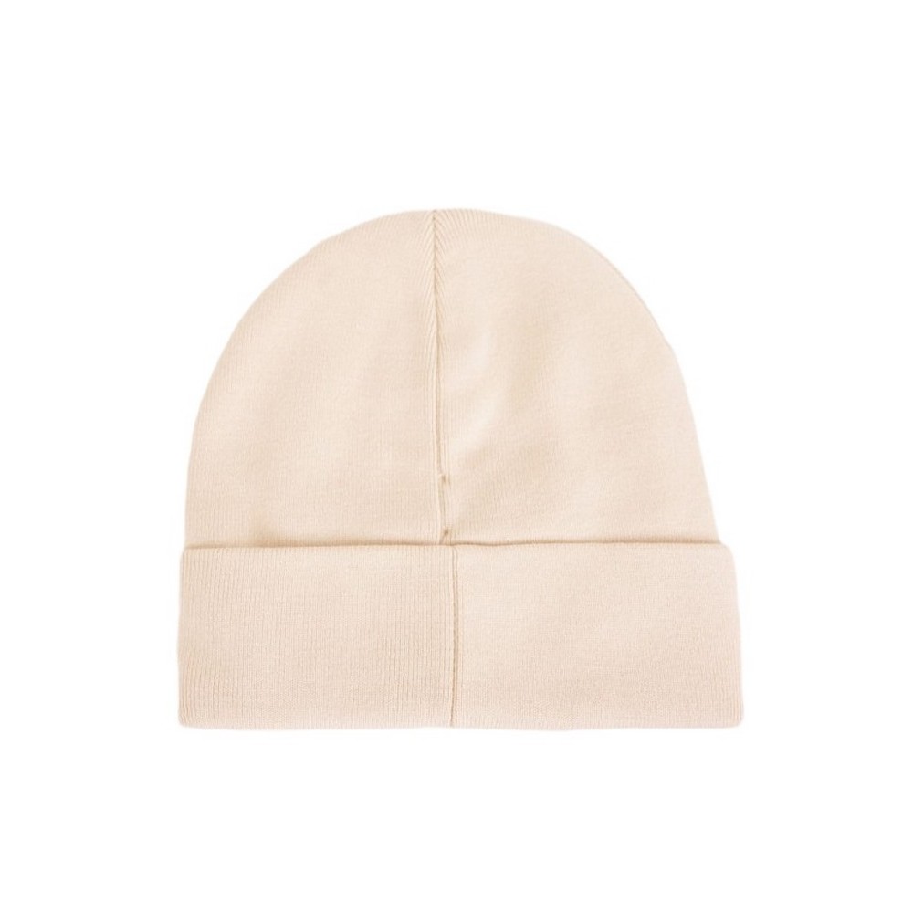 CALVIN KLEIN JEANS MONOLOGO EMBRO BEANIE ΣΚΟΥΦΟΣ ΓΥΝΑΙΚΕΙΟΣ IVORY