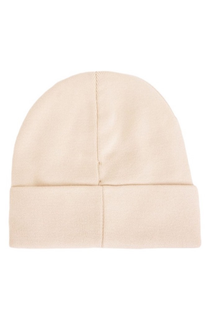 CALVIN KLEIN JEANS MONOLOGO EMBRO BEANIE ΣΚΟΥΦΟΣ ΓΥΝΑΙΚΕΙΟΣ IVORY