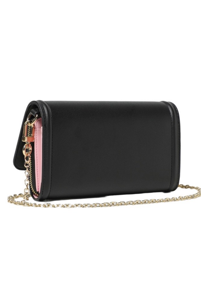 CHIARA FERRAGNI RANGE A - EYELIKE BAGS ΠΟΡΤΟΦΟΛΙ ΓΥΝΑΙΚΕΙΟ BLACK