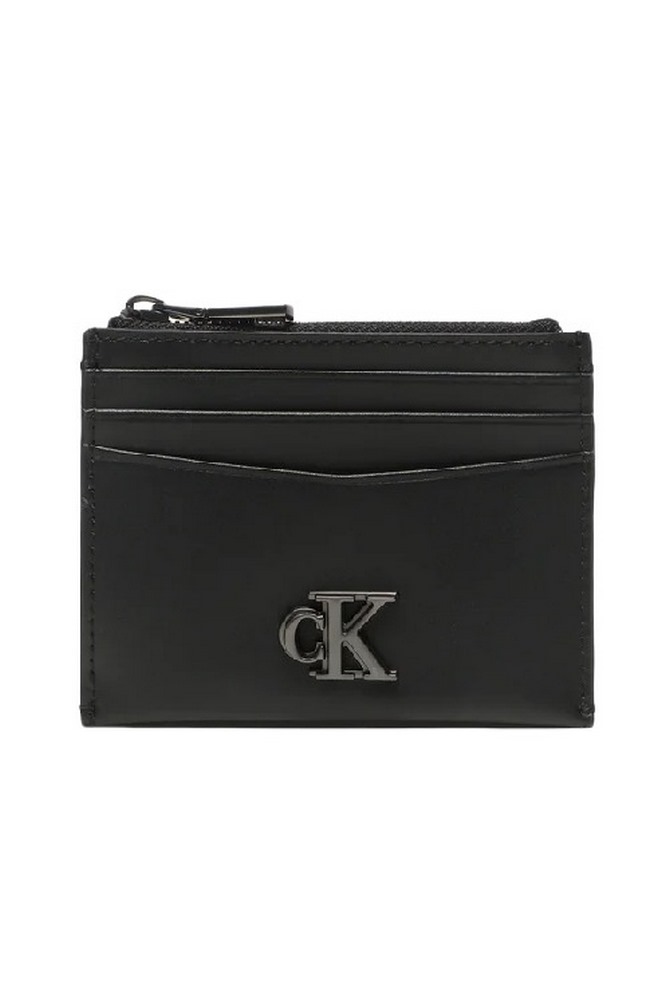 CALVIN KLEIN JEANS MONO HRDW ID CARDHOLDER W/ZIP ΑΞΕΣΟΥΑΡ ΠΟΤΡΟΦΟΛΙ ΑΝΔΡΙΚΟ BLACK