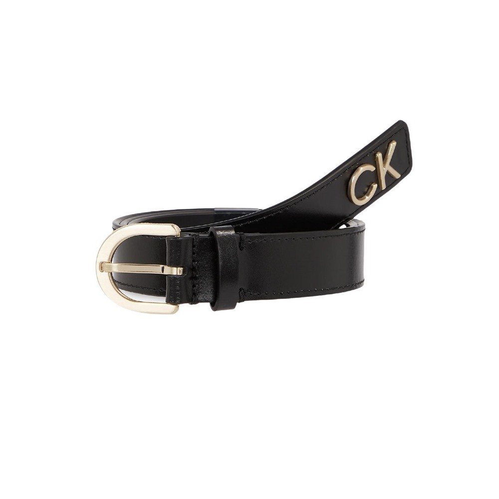 CALVIN KLEIN JEANS RWE-LOCK RND BCKL BLT W/TIP 25MM ΖΩΝΗ ΓΥΝΑΙΚΕΙΑ BLACK