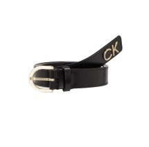 CALVIN KLEIN JEANS RWE-LOCK RND BCKL BLT W/TIP 25MM ΖΩΝΗ ΓΥΝΑΙΚΕΙΑ BLACK
