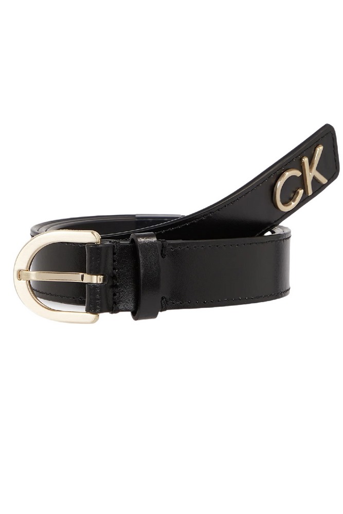 CALVIN KLEIN JEANS RWE-LOCK RND BCKL BLT W/TIP 25MM ΖΩΝΗ ΓΥΝΑΙΚΕΙΑ BLACK