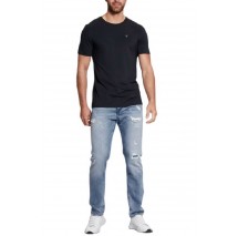 GUESS NEW TECH T-SHIRT ΜΠΛΟΥΖΑ ΑΝΔΡΙΚΗ BLACK