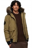 SUPERDRY D1 OVIN EVEREST HOODED PUFFER BOMBER ΜΠΟΥΦΑΝ ΑΝΔΡΙΚΟ OLIVE