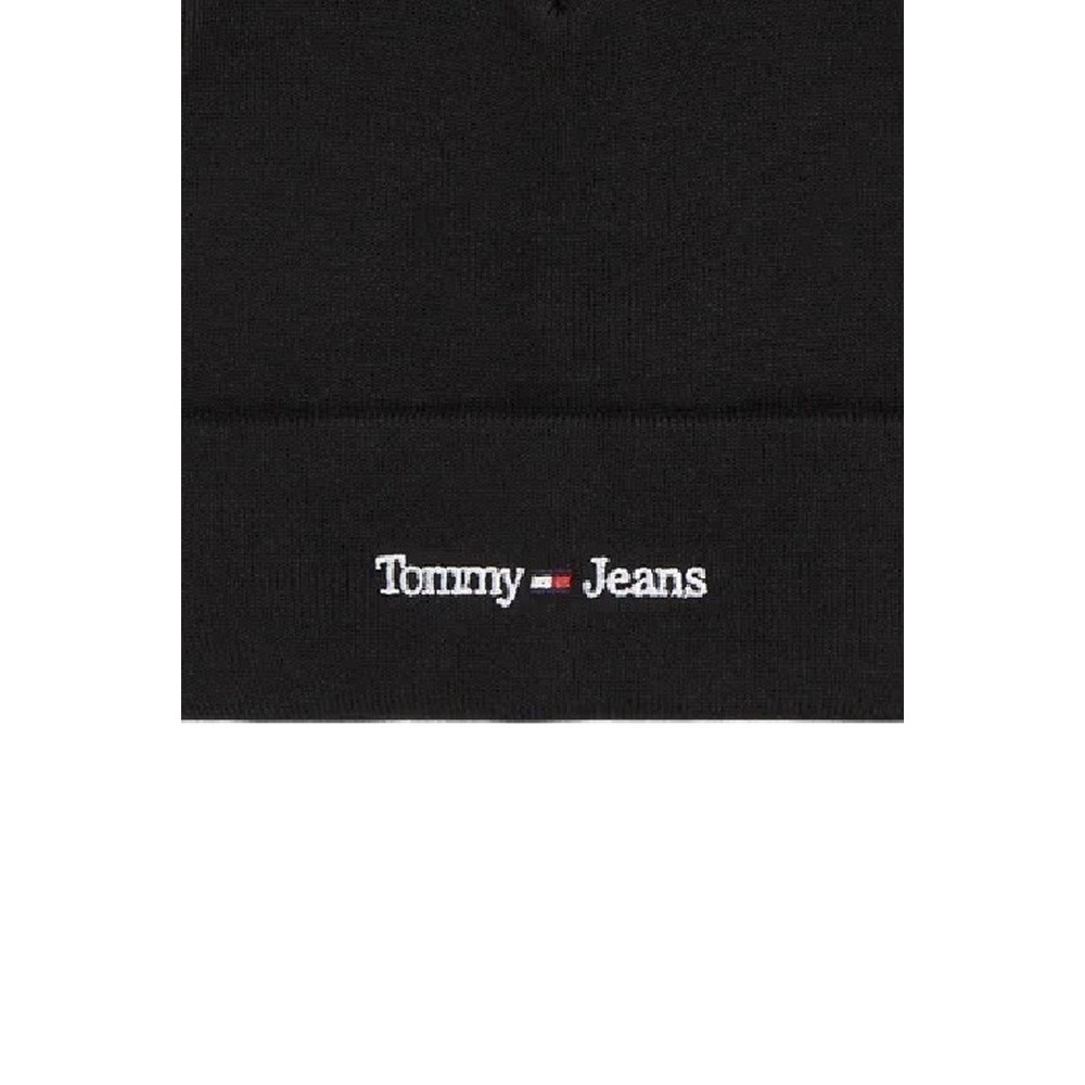 TOMMY HILFIGER TJW SPORT BEANIE ΣΚΟΥΦΟΣ ΓΥΝΑΙΚΕΙΟΣ BLACK