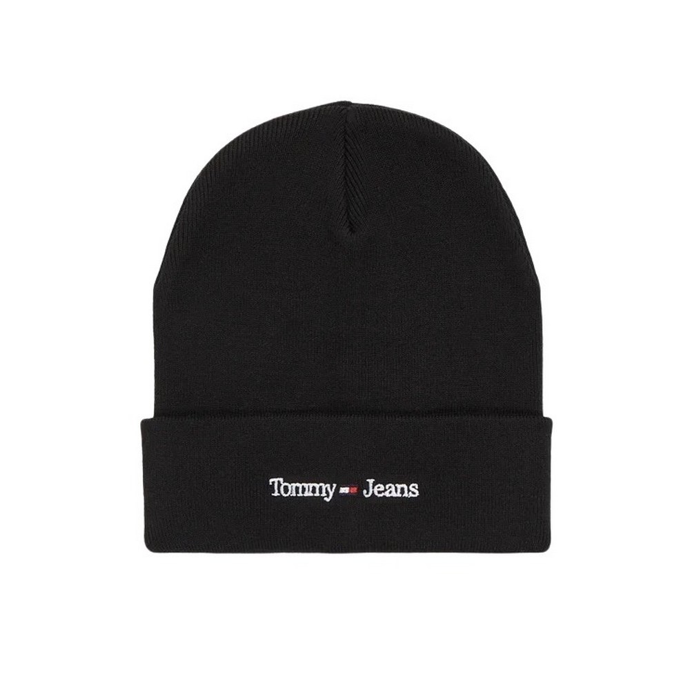 TOMMY HILFIGER TJW SPORT BEANIE ΣΚΟΥΦΟΣ ΓΥΝΑΙΚΕΙΟΣ BLACK