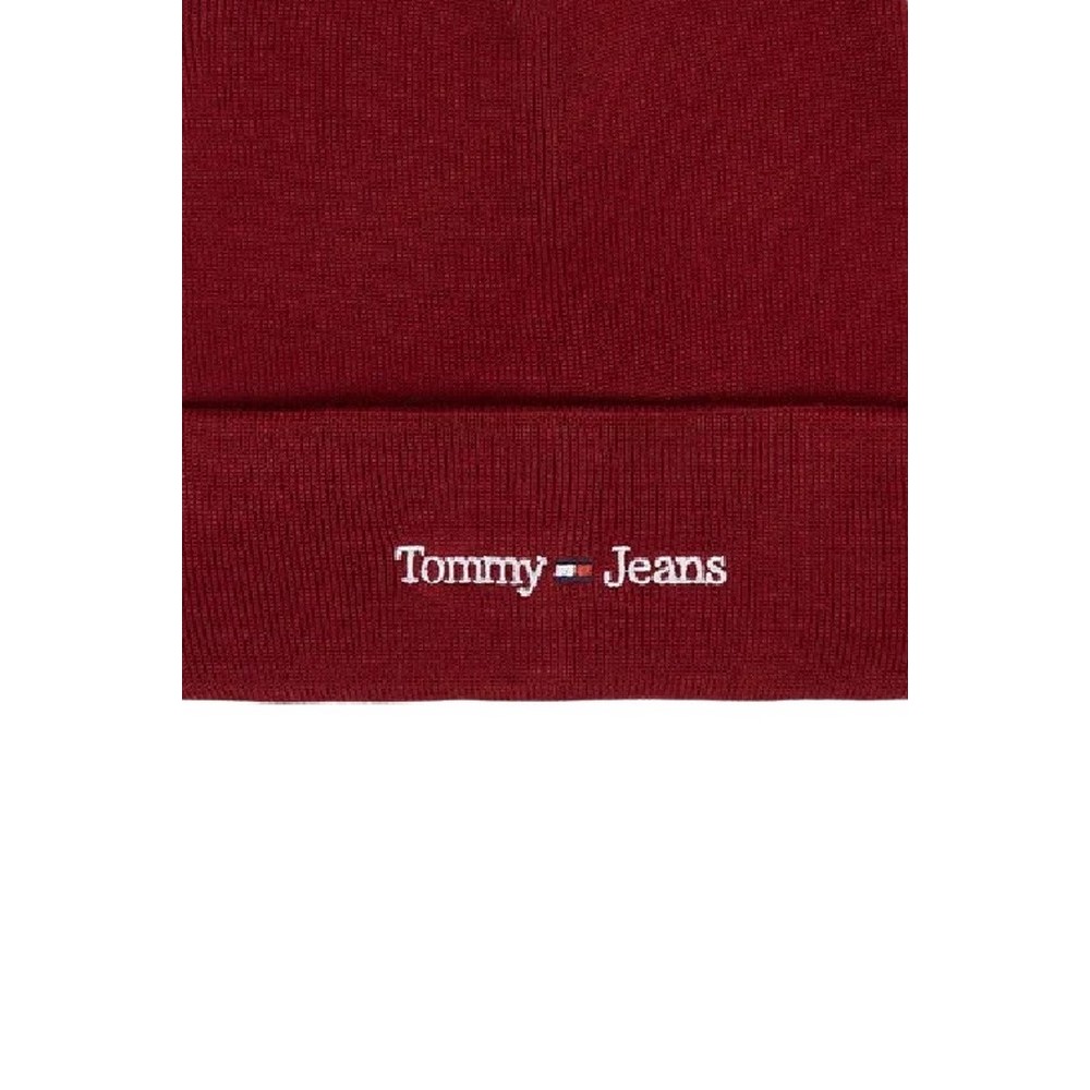 TOMMY HILFIGER TJW SPORT BEANIE ΣΚΟΥΦΟΣ ΓΥΝΑΙΚΕΙΟΣ AUBERGINE