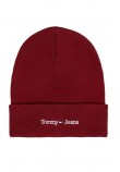 TOMMY HILFIGER TJW SPORT BEANIE ΣΚΟΥΦΟΣ ΓΥΝΑΙΚΕΙΟΣ AUBERGINE