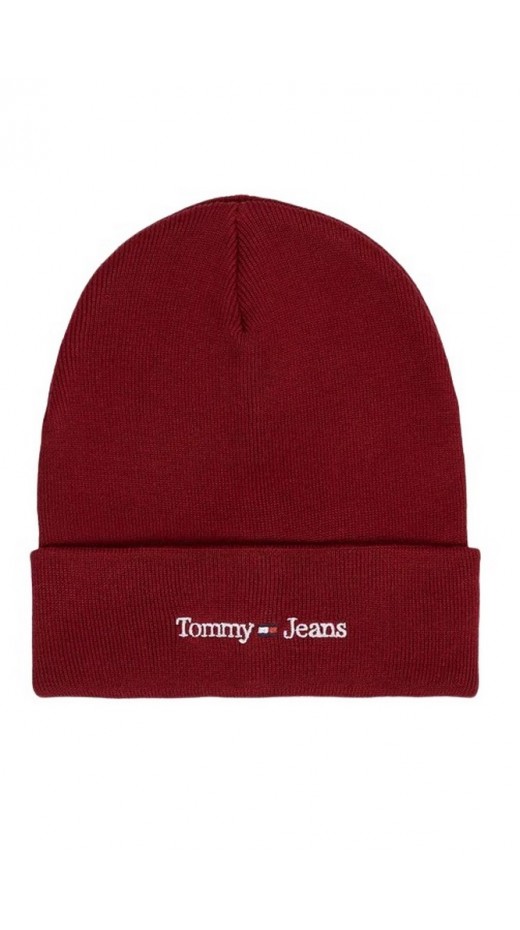 TOMMY HILFIGER TJW SPORT BEANIE ΣΚΟΥΦΟΣ ΓΥΝΑΙΚΕΙΟΣ AUBERGINE