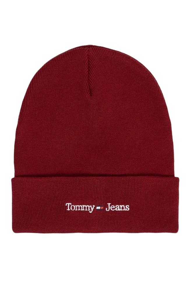 TOMMY HILFIGER TJW SPORT BEANIE ΣΚΟΥΦΟΣ ΓΥΝΑΙΚΕΙΟΣ AUBERGINE