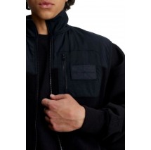 CALVIN KLEIN JEANS POLAR FLEECE OUTDOOR VEST ΜΠΟΥΦΑΝ-ΑΜΑΝΙΚΟ ΑΝΔΡΙΚΟ BLACK