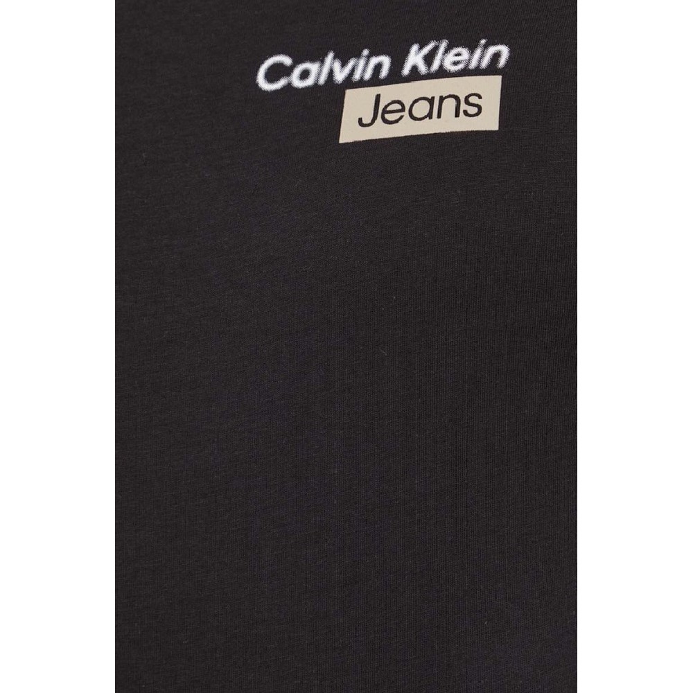 CALVIN KLEIN JEANS STACKED BOX TEE T-SHIRT ΑΝΔΡΙΚΟ BLACK