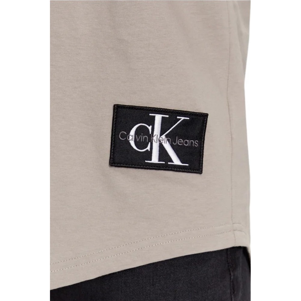 CALVIN KLEIN JEANS BADGE ROUND T-SHIRT ΑΝΔΡΙΚΟ ELEPHANT