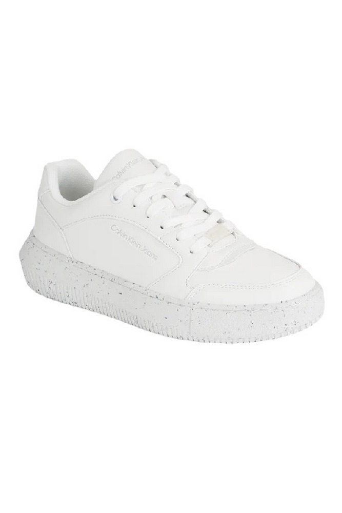 CALVIN KLEIN JEANS CHUNKY CUPSOLE LOW LTH ECO ΠΑΠΟΥΤΣΙ ΓΥΝΑΙΚΕΙΟ WHITE