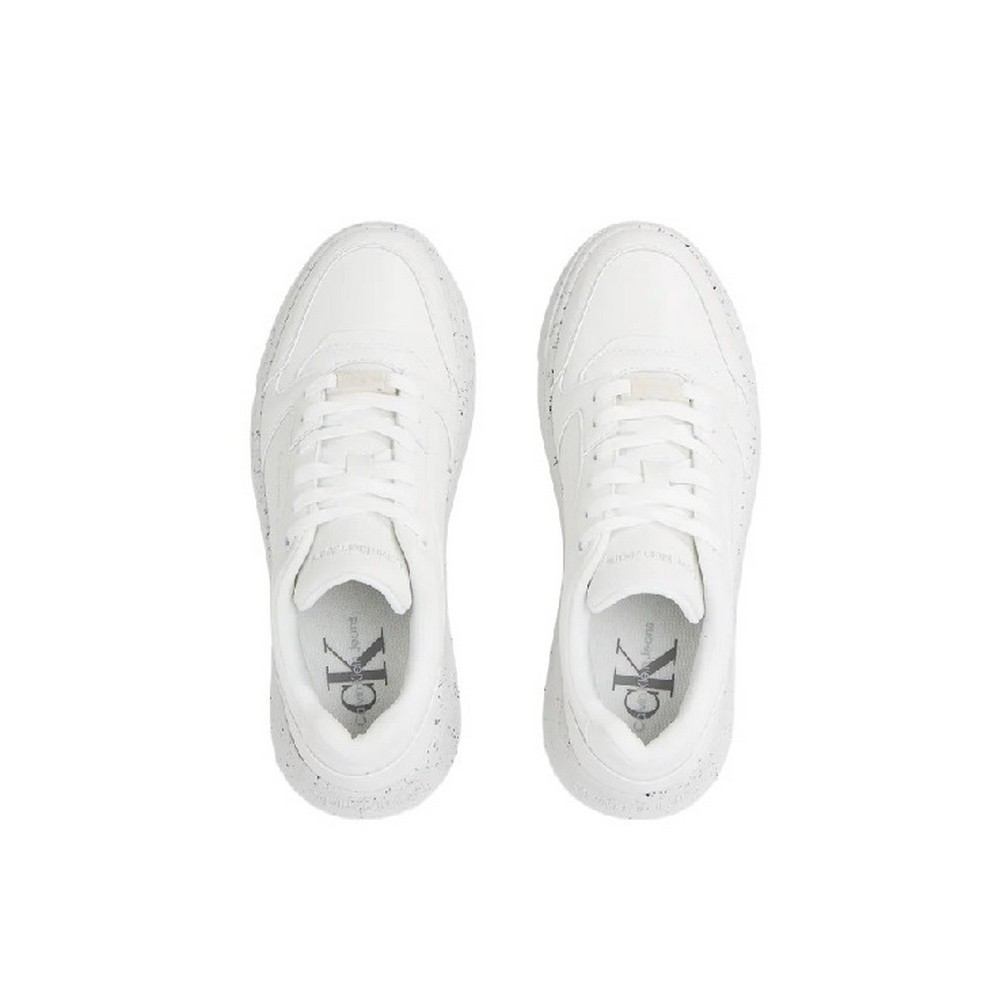 CALVIN KLEIN JEANS CHUNKY CUPSOLE LOW LTH ECO ΠΑΠΟΥΤΣΙ ΓΥΝΑΙΚΕΙΟ WHITE