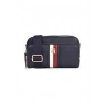 TOMMY HILFIGER ICONIC TOMMY CAMERA BAG PUFFY ΤΣΑΝΤΑ ΓΥΝΑΙΚΕΙΑ NAVY