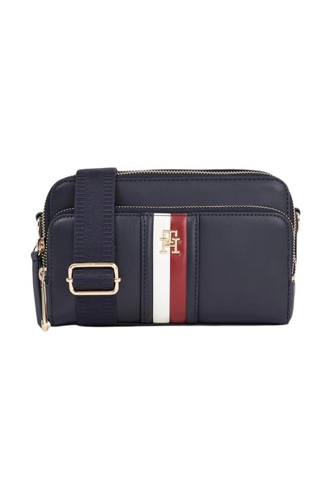 TOMMY HILFIGER ICONIC TOMMY CAMERA BAG PUFFY ΤΣΑΝΤΑ ΓΥΝΑΙΚΕΙΑ NAVY