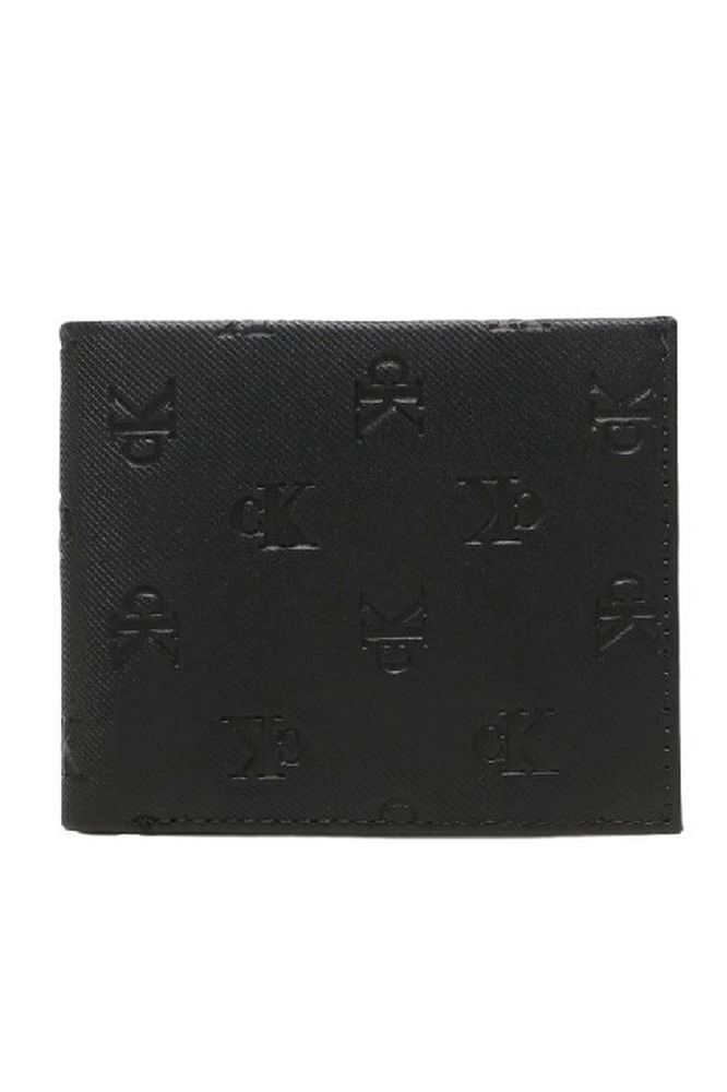 CALVIN KLEIN JEANS MONOGRAM SOFT BIFOLD AOP ΑΞΕΣΟΥΑΡ ΠΟΡΤΟΓΟΛΙ ΑΝΔΡΙΚΟ BLACK