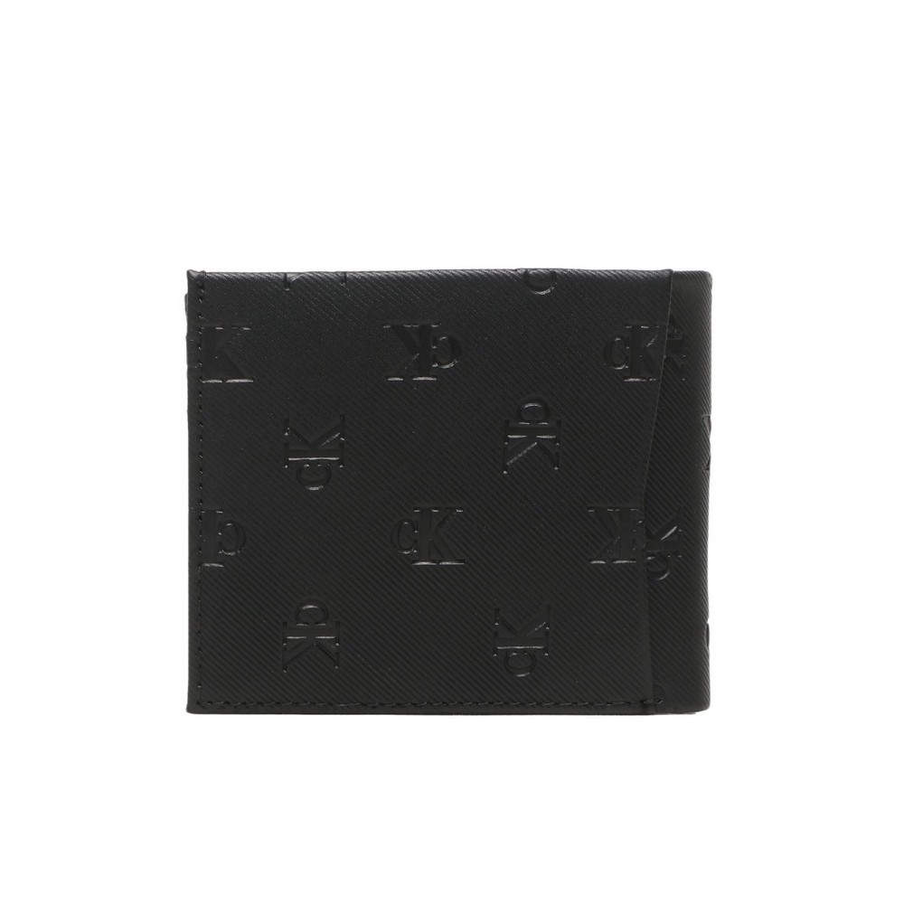 CALVIN KLEIN JEANS MONOGRAM SOFT BIFOLD AOP ΑΞΕΣΟΥΑΡ ΠΟΡΤΟΓΟΛΙ ΑΝΔΡΙΚΟ BLACK