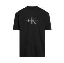 CALVIN KLEIN JEANS HERO MONOGRAM TEE T-SHIRT ΜΠΛΟΥΖΑ ΑΝΔΡΙΚΗ BLACK