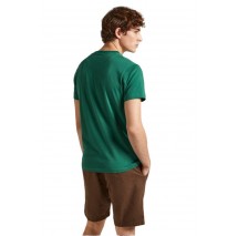 PEPE JEANS LONDON CLEMENT T-SHIRT ΜΠΛΟΥΖΑ ΑΝΔΡΙΚΗ GREEN