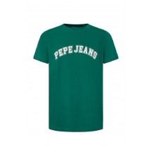 PEPE JEANS LONDON CLEMENT T-SHIRT ΜΠΛΟΥΖΑ ΑΝΔΡΙΚΗ GREEN