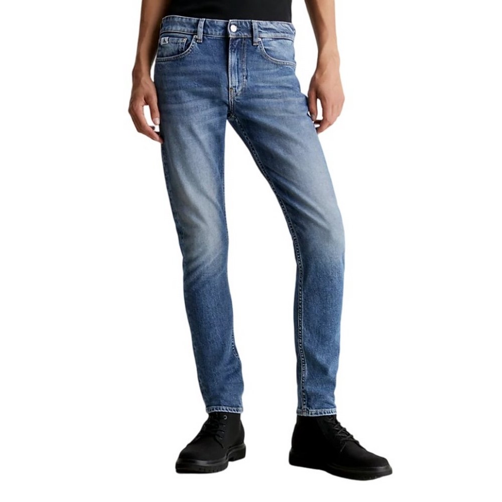 CALVIN KLEIN JEANS SLIM TAPER ΠΑΝΤΕΛΟΝΙ ΑΝΔΡΙΚΟ BLUΕ DENIM