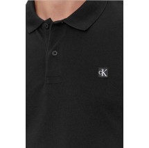 CALVIN KLEIN JEANS CK EMBRO BADGE SLIM POLO ΜΠΛΟΥΖΑ ΑΝΔΡΙΚΗ BLACK