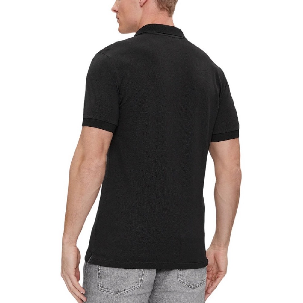 CALVIN KLEIN JEANS CK EMBRO BADGE SLIM POLO ΜΠΛΟΥΖΑ ΑΝΔΡΙΚΗ BLACK