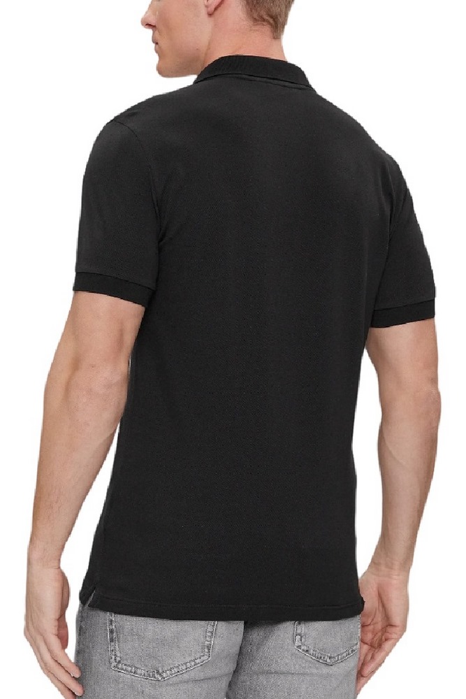 CALVIN KLEIN JEANS CK EMBRO BADGE SLIM POLO ΜΠΛΟΥΖΑ ΑΝΔΡΙΚΗ BLACK