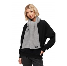 SUPERDRY D3 SDRY CLASSIC KNITTED SCARF UNISEX ΚΑΣΚΟΛ ΓΥΝΑΙΚΕΙΟ GREY