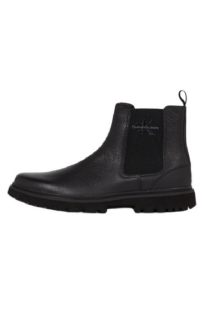 CALVIN KLEIN EVA MID CHELSEA BOOT LTH tR BLACK