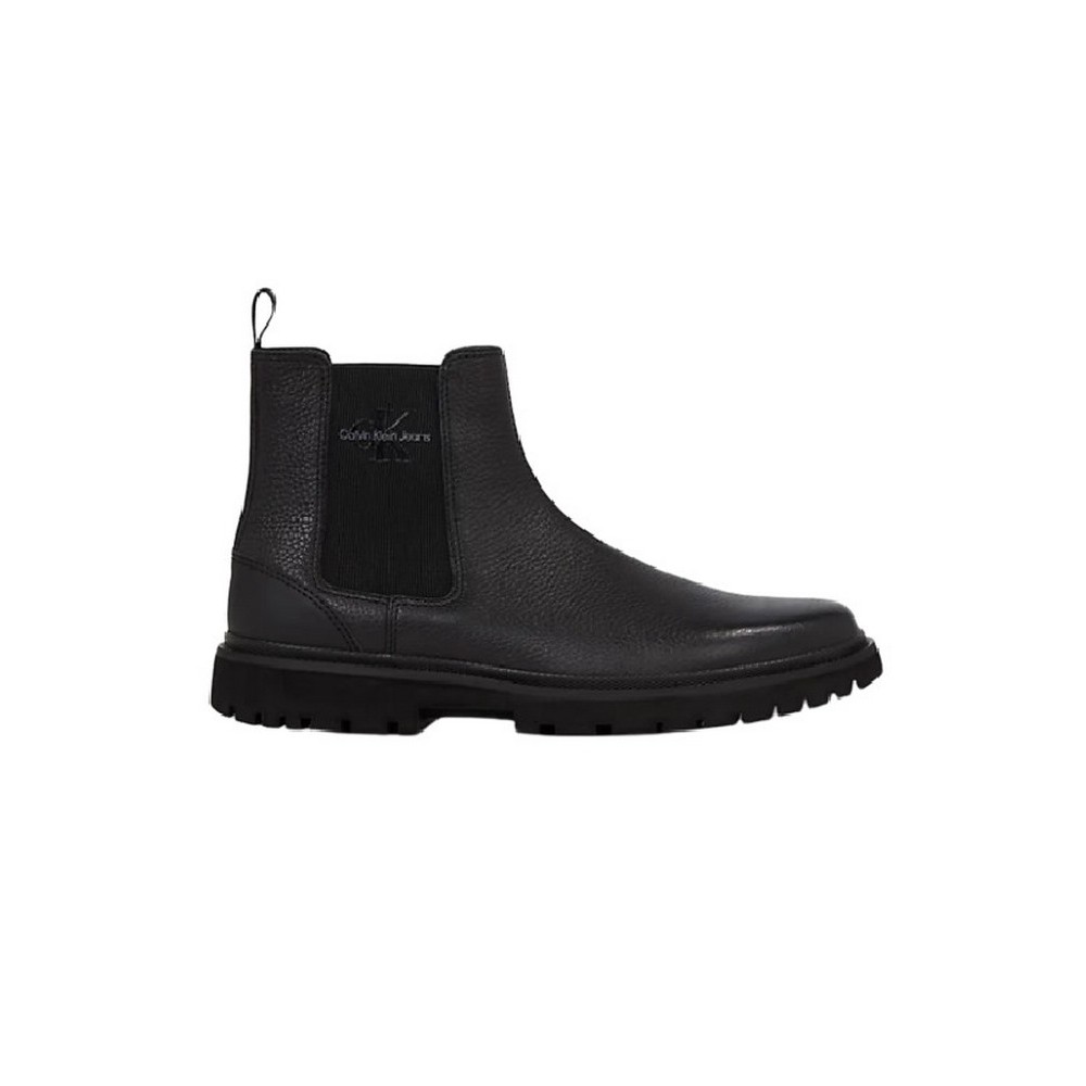 CALVIN KLEIN EVA MID CHELSEA BOOT LTH tR BLACK