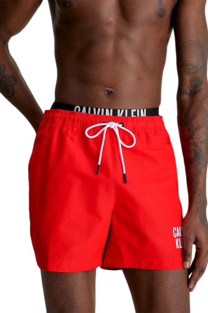 CALVIN KLEIN JEANS MEDIUM DOUBLE WB ΜΑΓΙΟ ΑΝΔΡΙΚΟ RED