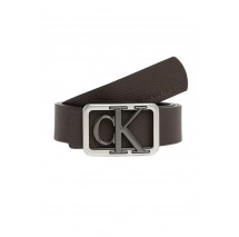 CALVIN KLEIN JEANS MONO PL REV BELT 35MM ΖΩΝΗ ΑΝΔΡΙΚΗ BLACK/BROWN