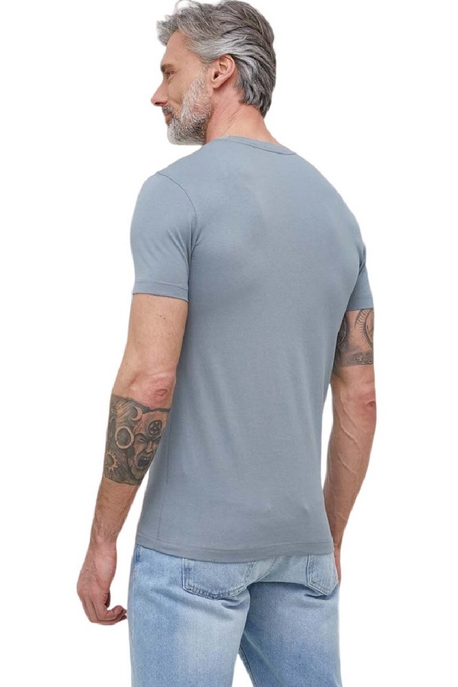 CALVIN KLEIN  JEANS MICRO MONOLOGO TEE TSHIRT ΑΝΔΡΙΚΟ GREY
