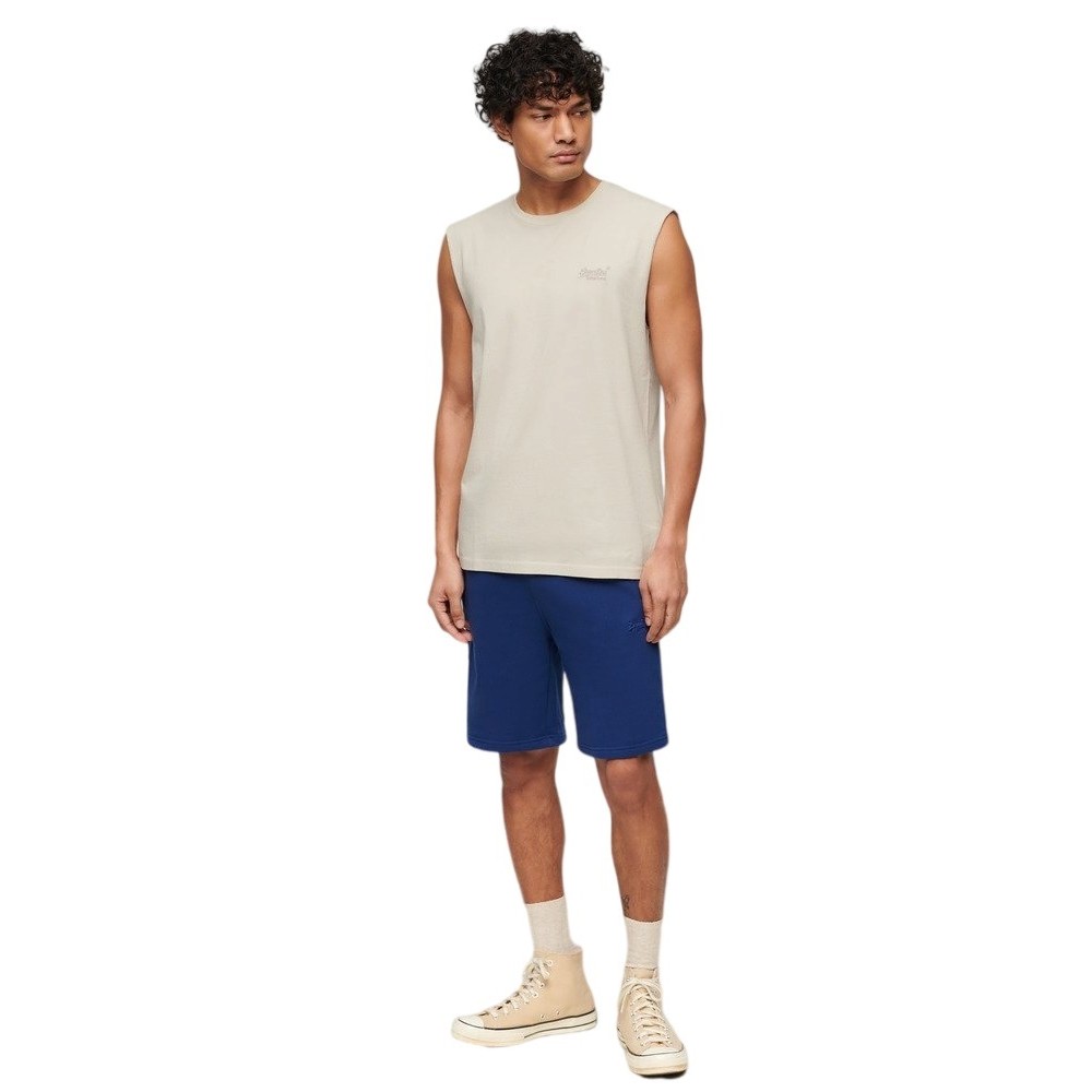 SUPERDRY ESSENTIAL LOGO TANK UB ΜΠΛΟΥΖΑ ΑΝΔΡΙΚΗ BEIGE