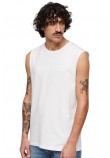 SUPERDRY ESSENTIAL LOGO TANK UB ΜΠΛΟΥΖΑ ΑΝΔΡΙΚΗ WHITE